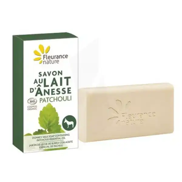 Fleurance Nature Savon Au Lait D'Ânesse Au Patchouli 100g