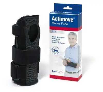 Actimove Manus Forte Attelle Poignet Gauche Noir S/m