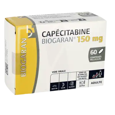 CAPECITABINE BIOGARAN 150 mg, comprimé pelliculé