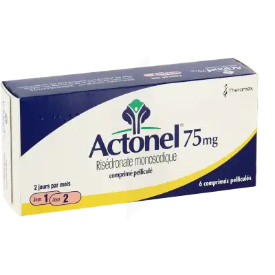 Actonel 75 Mg, Comprimé Pelliculé à Lavernose-Lacasse