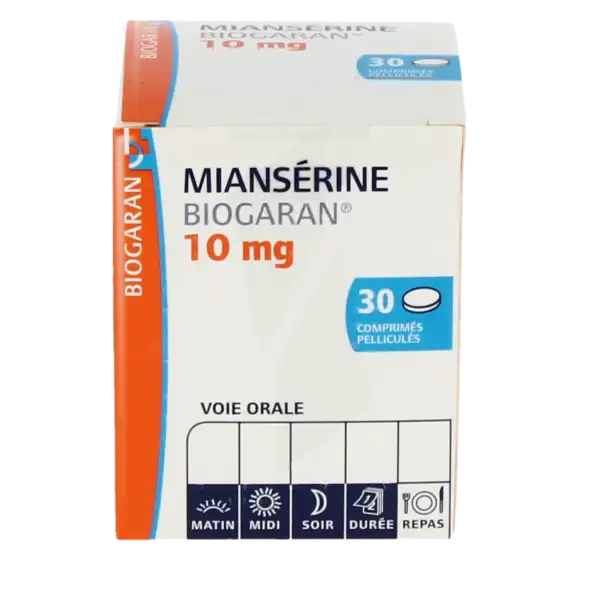 Mianserine Biogaran 10 Mg, Comprimé Pelliculé