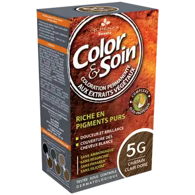 Acheter COLOR&SOIN Kit coloration permanente 5G châtain clair doré à CERNAY