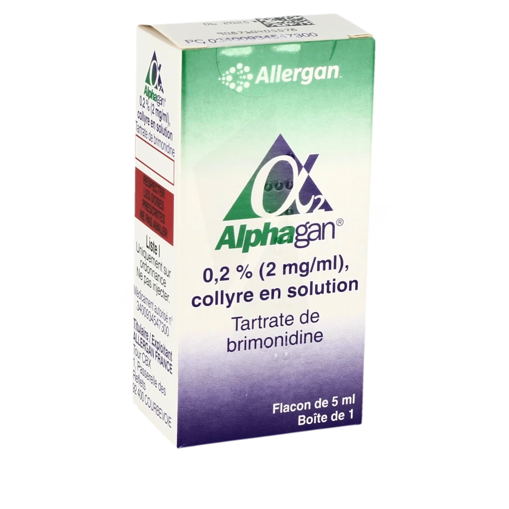 Alphagan 0,2 % (2mg/ml), Collyre En Solution