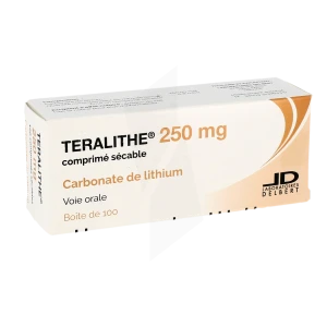 Teralithe 250 Mg, Comprimé Sécable