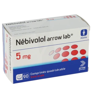 Nebivolol Arrow Lab 5 Mg, Comprimé Quadrisécable