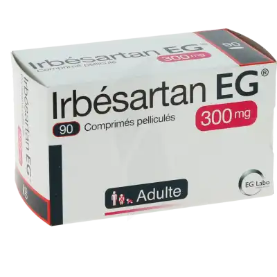 IRBESARTAN EG 300 mg, comprimé pelliculé