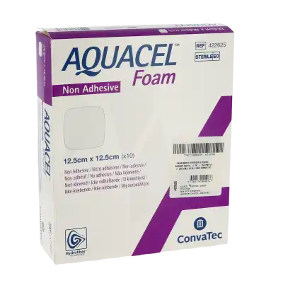 Aquacel Foam Pans Hydrocellulaire Non AdhÉsif StÉrile 12.5x12.5cm B/10 à Mérignac