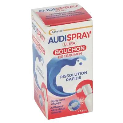 Audispray Ultra Solution Auriculaire Fl Pompe Doseuse/20ml à Nice