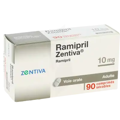 Ramipril Zentiva 10 Mg, Comprimé Sécable à Bordeaux