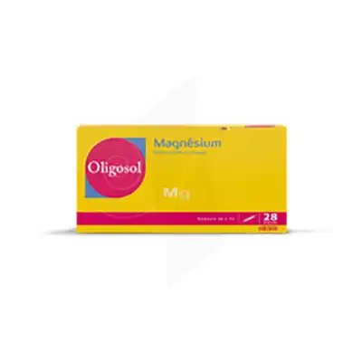 Oligosol Magnésium Solution Buvable 28 Ampoules/2ml à Genas