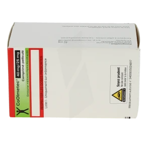 Coolmetec 40 Mg/25 Mg, Comprimé Pelliculé