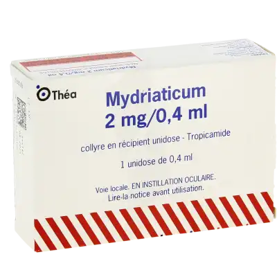 Mydriaticum 2 Mg/0,4 Ml, Collyre En Récipient Unidose à CUISERY