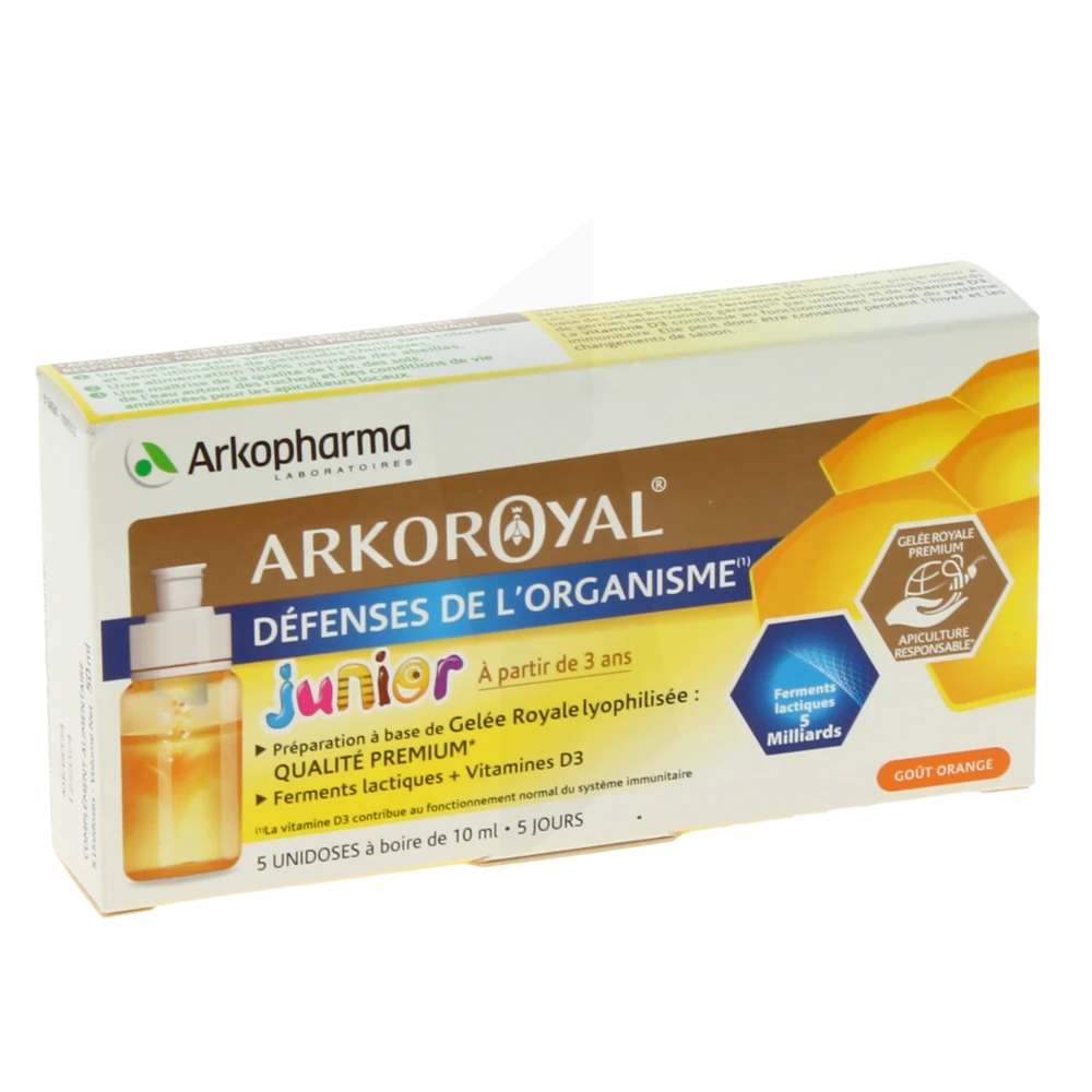 Arkoroyal Défenses Naturelles Gelée Enfant Dès 6 Ans 5 Doses/10ml