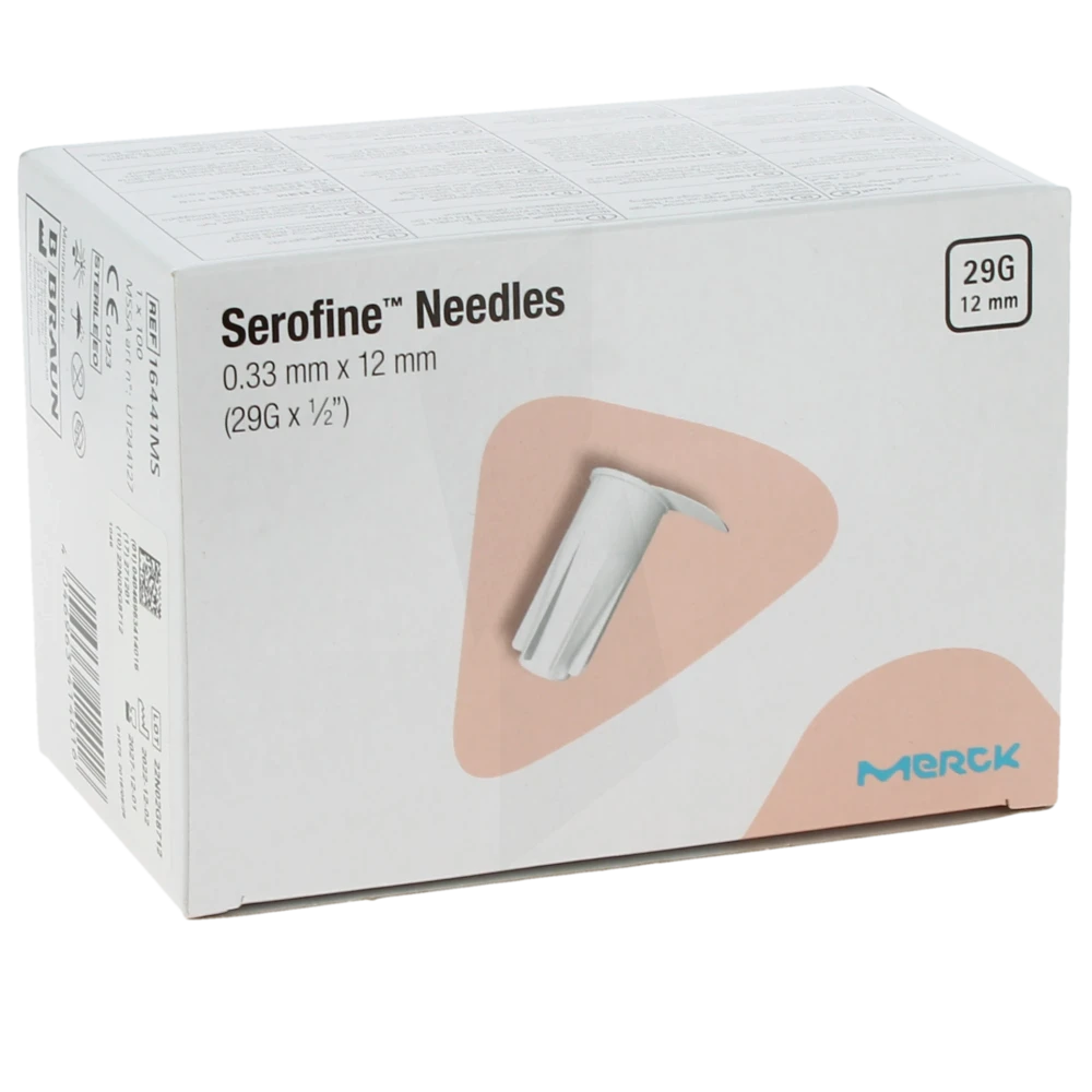 Serofine Needles Aiguille 29g B/100