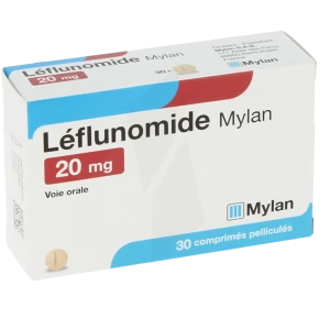 Leflunomide Viatris 20 Mg, Comprimé Pelliculé