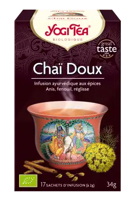 Yogi Tea Tisane AyurvÉdique ChaÏ Doux Bio 17sach/2g à Paris