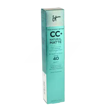 It Cosmetics Crème Cc + Natural Matte Light T Airless/32ml à PINS-JUSTARET