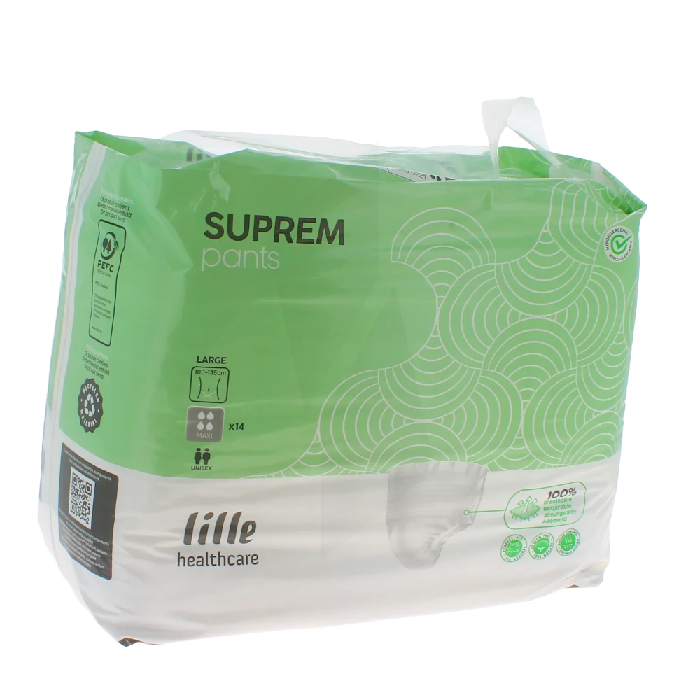Lille Pants Slip Absorbant Maxi L Sachet De 14