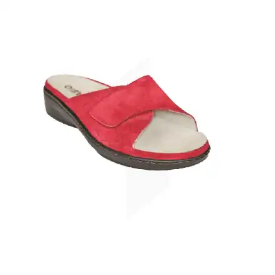 Gibaud - Mules Gallia - Rouge -  Taille 39 à JOINVILLE-LE-PONT