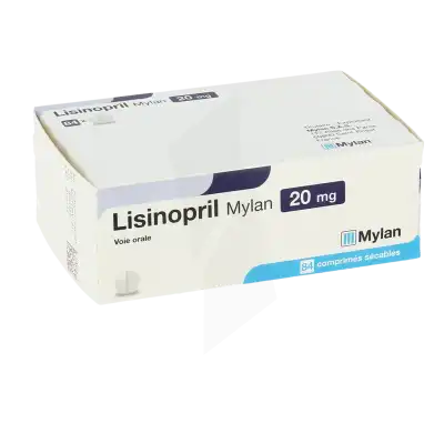 Lisinopril Viatris 20 Mg, Comprimé Sécable à SAINT-SAENS