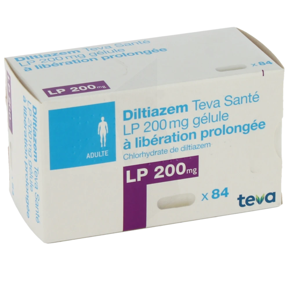 Diltiazem Teva Sante Lp 200 Mg, Gélule à Libération Prolongée