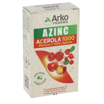 Azinc Acérola 1000 30 comprimés