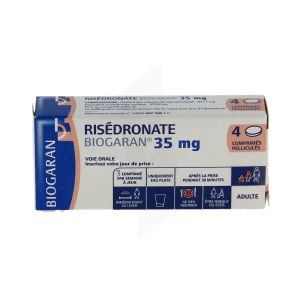 Risedronate Biogaran 35 Mg, Comprimé Pelliculé