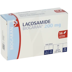 Lacosamide Biogaran 200 Mg, Comprimé Pelliculé