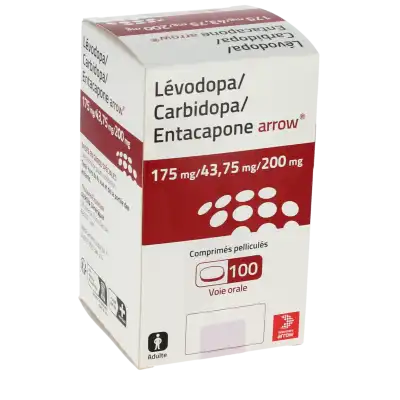 LEVODOPA/CARBIDOPA/ENTACAPONE ARROW 175 mg/43,75 mg/200 mg, comprimé pelliculé