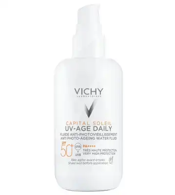 Acheter VICHY CAPITAL SOLEIL UV AGE DAILY SPF50+ Crème Fl pompe/80ml à LORMONT