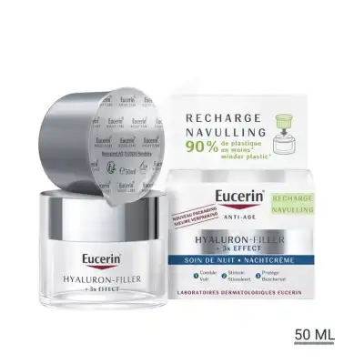Acheter EUCERIN HYALURON-FILLER +3X EFFECT Emuls soin de nuit Recharge/50ml à Vannes
