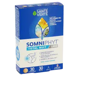 Santé Verte Somniphyt Total Nuit 1mg Comprimés B/30 à MIRAMONT-DE-GUYENNE
