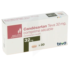 Candesartan Teva 32 Mg, Comprimé Sécable