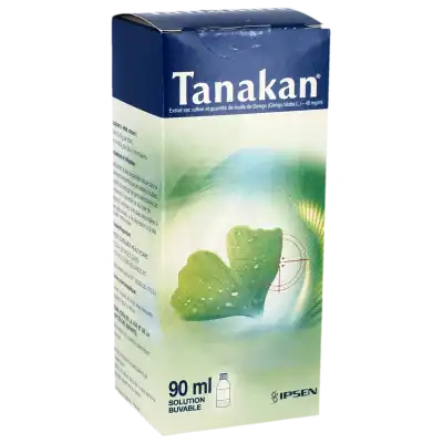 Tanakan 40 Mg/ml, Solution Buvable Fl/90ml à AMBARÈS-ET-LAGRAVE