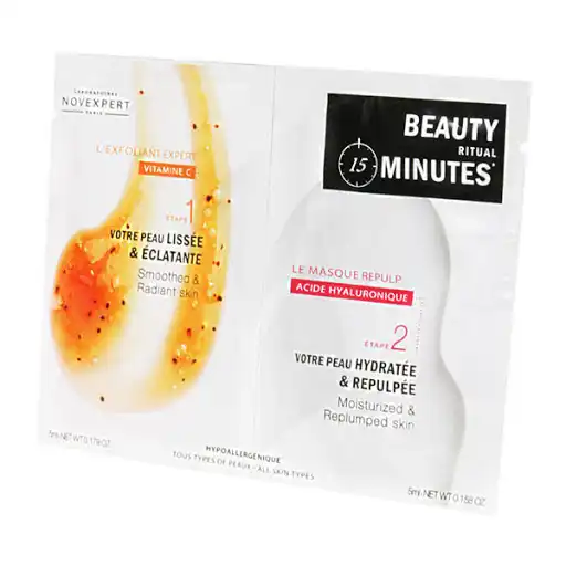 Novexpert Vitamine C L'exfoliant Expert Masque Gommage 2 Sachets/5ml