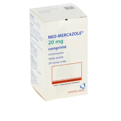 NEO-MERCAZOLE 20 mg, comprimé