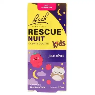 Rescue Nuit Kids Jolis Rêves Elixir Framboise Fl Cpte-gttes/10ml à Gradignan