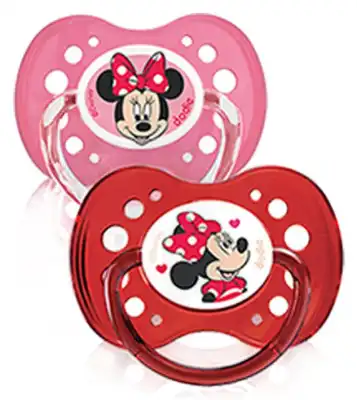 Dodie Disney Sucettes Silicone +18 Mois Minnie Duo à Harly