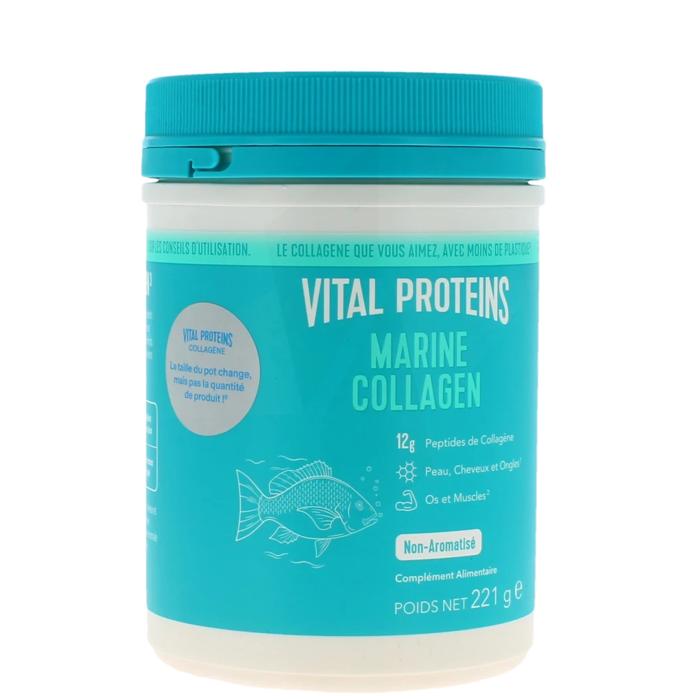Vital Proteins Marine Collagen Poudre Pot De 221 G