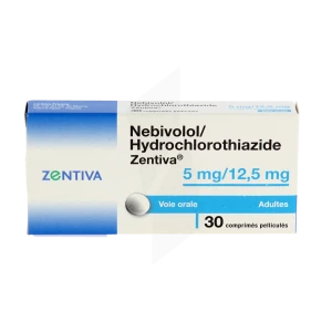 Nebivolol/hydrochlorothiazide Zentiva 5 Mg/12,5 Mg, Comprimé Pelliculé