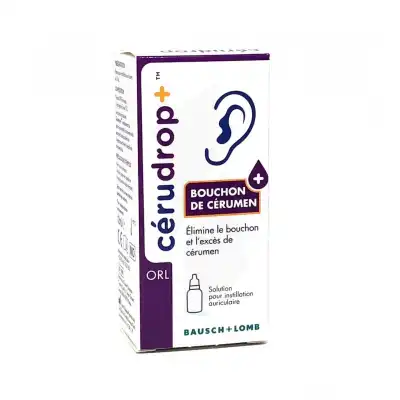 Cérudrop+ Solution Auriculaire Fl/12ml