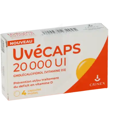 Uvecaps 20 000 Ui, Capsule Molle à VILLENEUVE-LOUBET