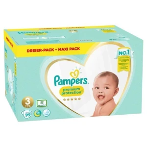 Pampers Premium Protection Couche T3 5-10kg Paquet/99