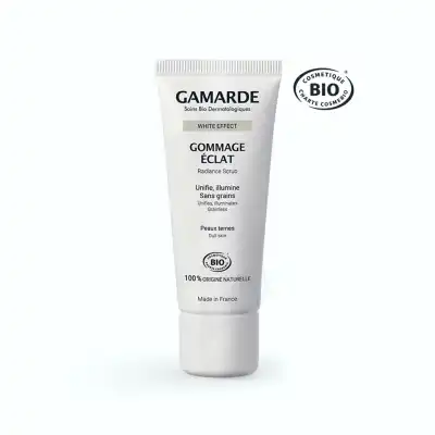 Gamarde White Effect Crème Gommage Éclat T/40ml à MONTEUX