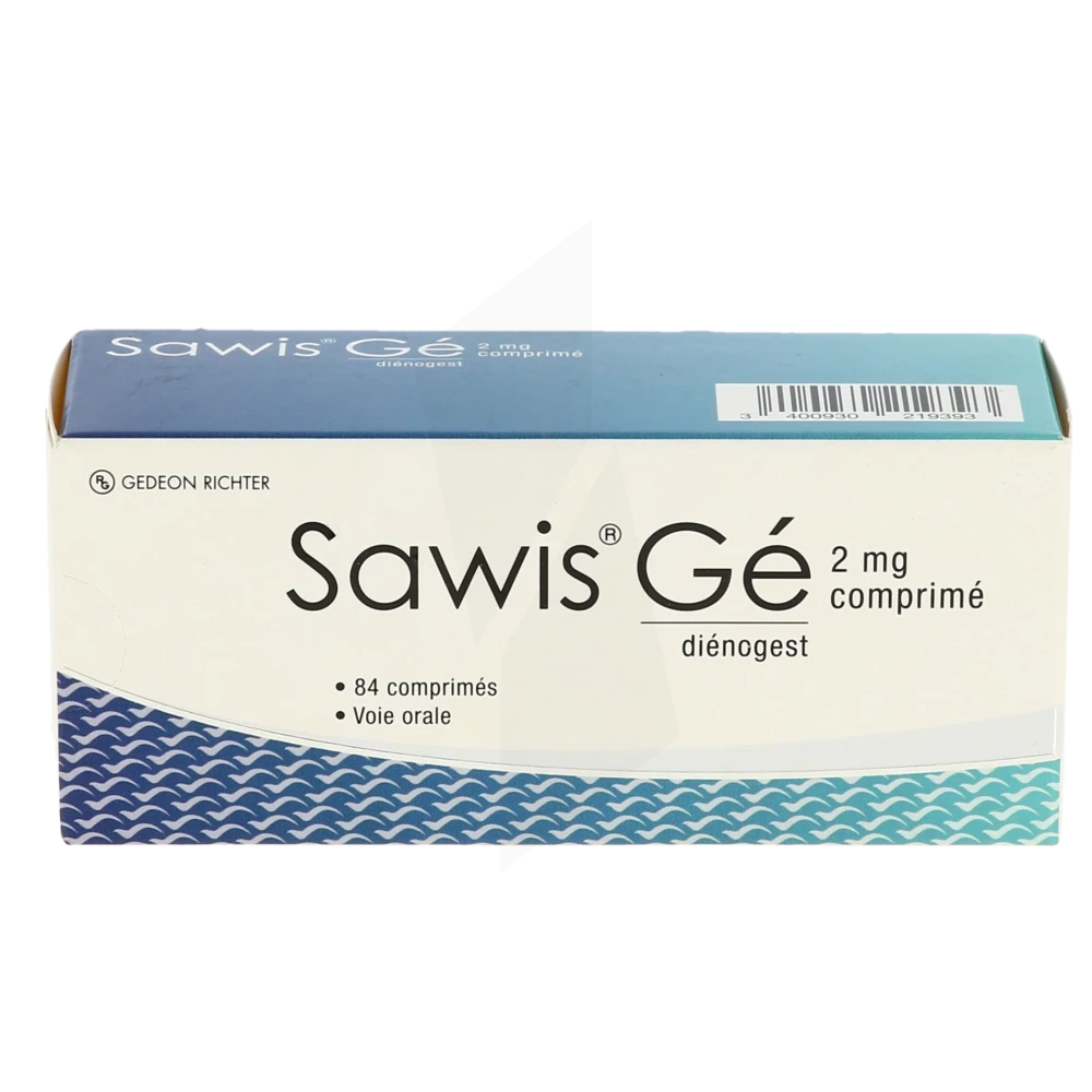 Pharmacie de la Gare - Médicament Sawis 2 Mg, Comprimé - DIÉNOGEST ...