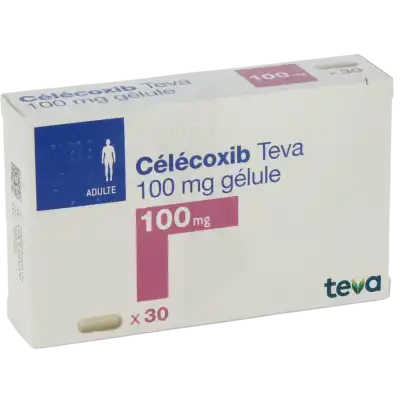 Celecoxib Teva 100 Mg, Gélule à TOULOUSE