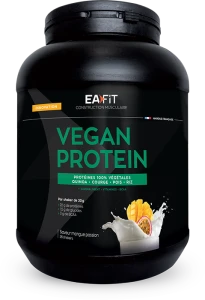 Eafit Vegan Protein Poudre Pour Boisson Mangue Passion Pot/750g