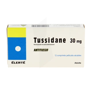 Tussidane 30 Mg, Comprimé Pelliculé Sécable