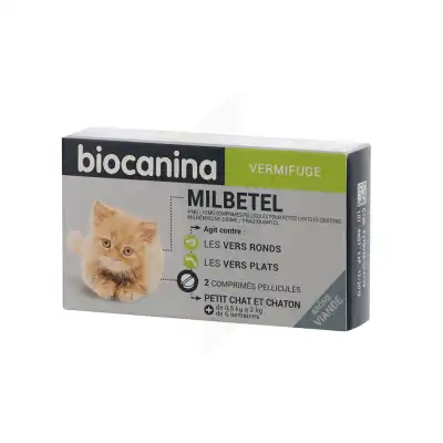 Biocanina Milbetel 4 mg/10 mg Comprimés Petits Chats et Chatons B/2