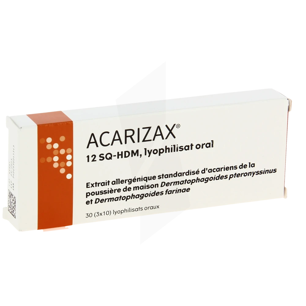 Acarizax 12 Sq-hdm, Lyophilisat Sublingual
